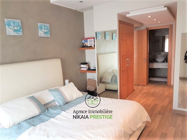 Location appartement meublé de 114 m² avec une terrasse, 2 chambres, parking, quartier Gauthier, Casablanca 1 (7)