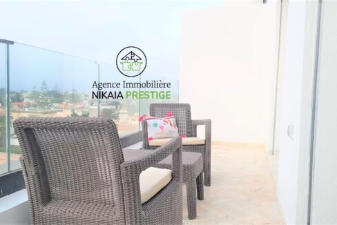 Location-studio-meublé-45-m²-avec-balcon-1-chambre-parking-quartier-CIL-Casablanca