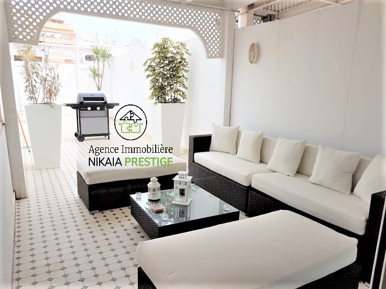 Vente studio de 98 m² avec une terrasse de 54 m², 1 chambre, parking, quartier Gauthier, Casablanca 1 (2)